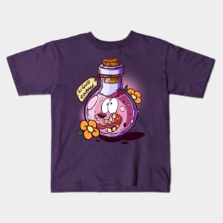 Courage The Cowardly Dog - Liquid Courage Kids T-Shirt